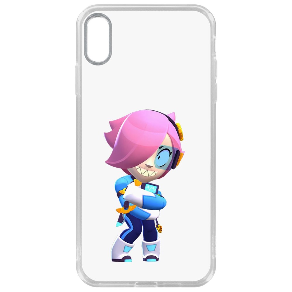 

Чехол-накладка Brawl Stars-Колетт Навигатор для iPhone XS Max, Прозрачный