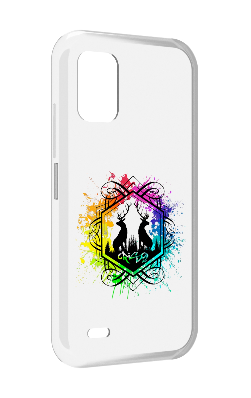 

Чехол MyPads арт-с-оленями для UMIDIGI Bison GT2 / GT2 Pro, Прозрачный, Tocco