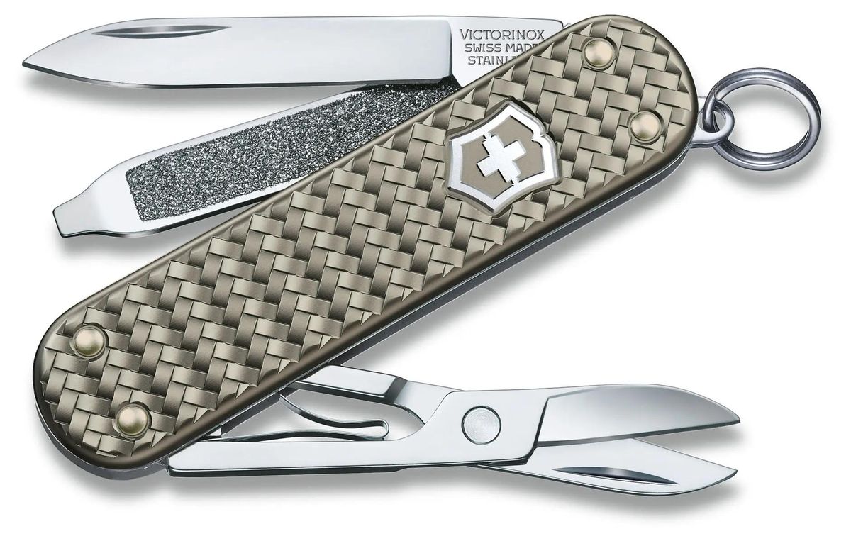 

Складной нож Victorinox Classic Precious Alox, функций 5, 58мм, серый , коробка подарочная, Серый;серебристый, Classic Precious Alox