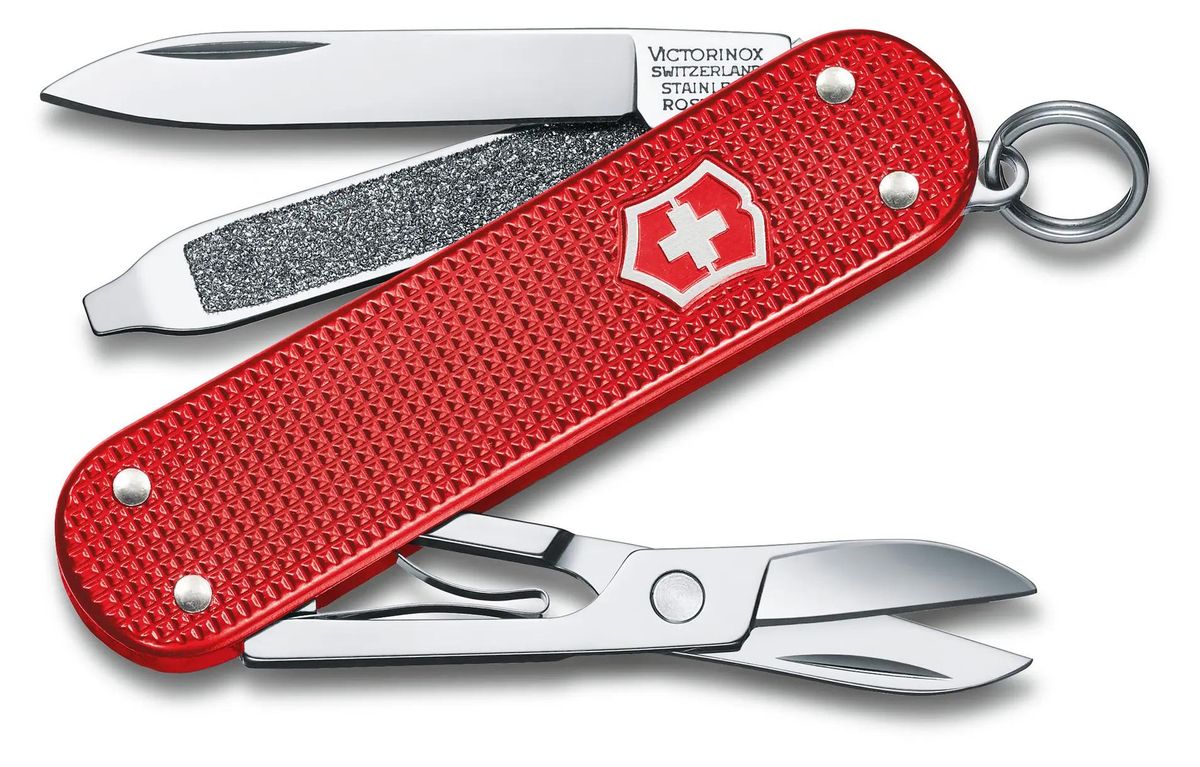 

Складной нож Victorinox Classic Sweet Berry, функций 5, 58мм, коробка картонная 0.6221.201, Красный;серебристый, Classic Sweet Berry