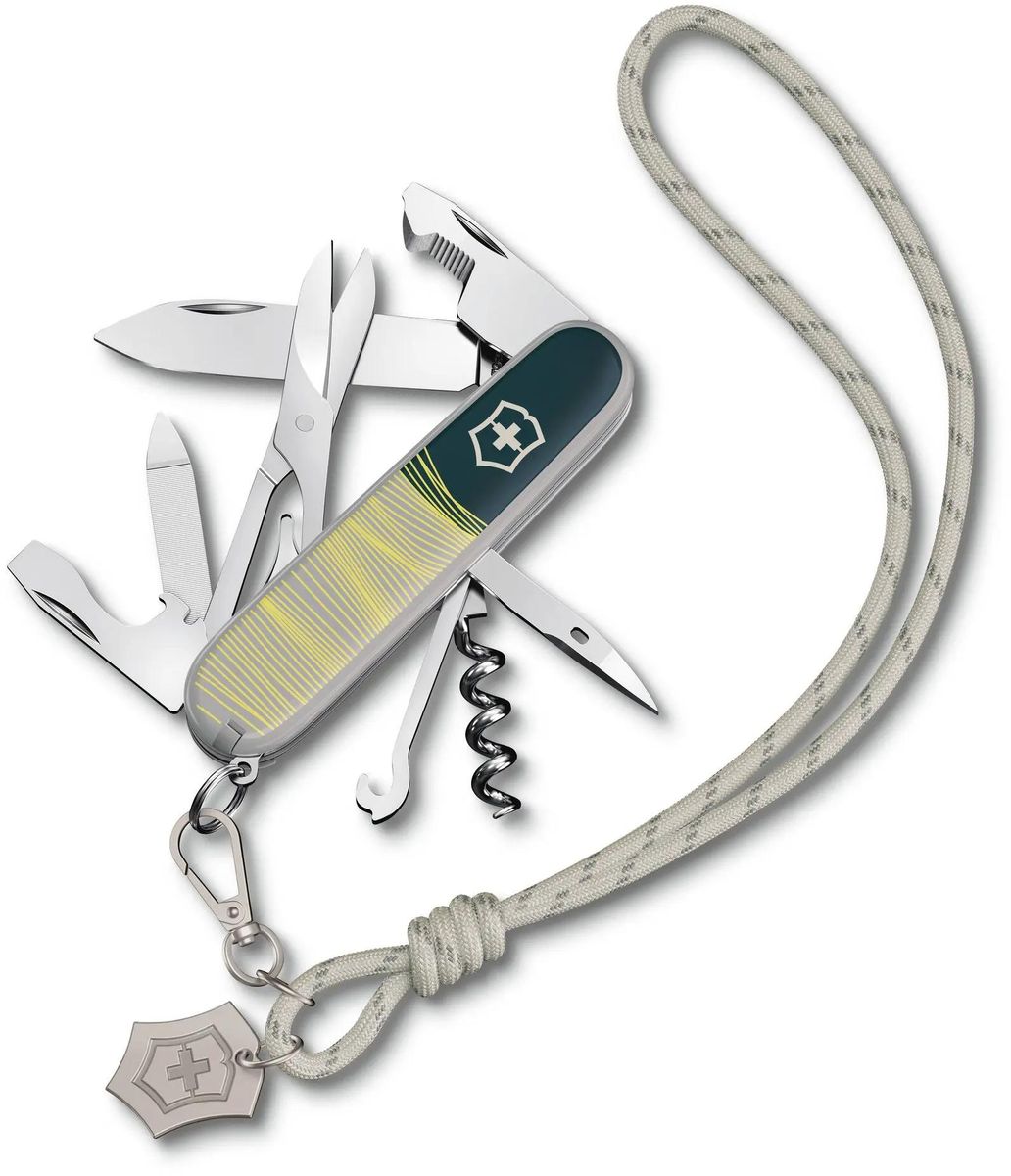 

Складной нож Victorinox Companion New York Style, функций 16, 91мм, зеленый , коробка пода, Серый;желтый;зеленый;серебристый, Companion New York Style
