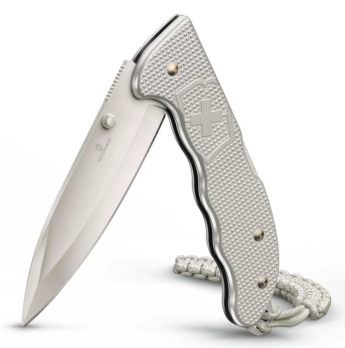 

Складной нож Victorinox Evoke Alox, функций 5, 136мм, серебристый , коробка подарочная 0.9, Evoke Alox