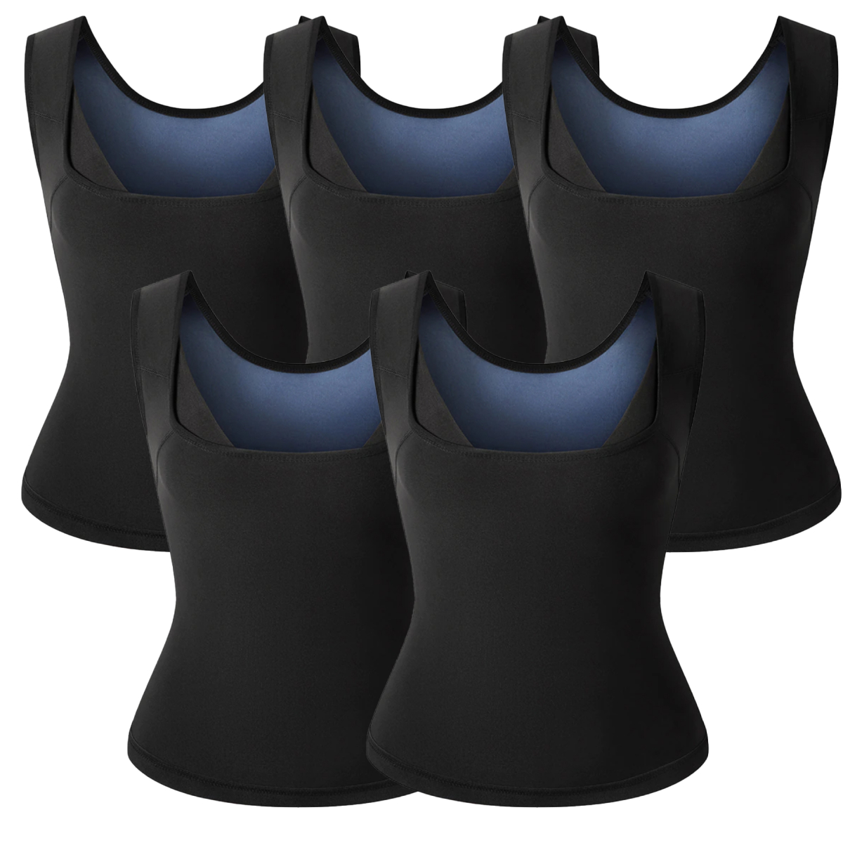 

Майка для похудения Sweat Shaper 2XL черная, 5 шт.