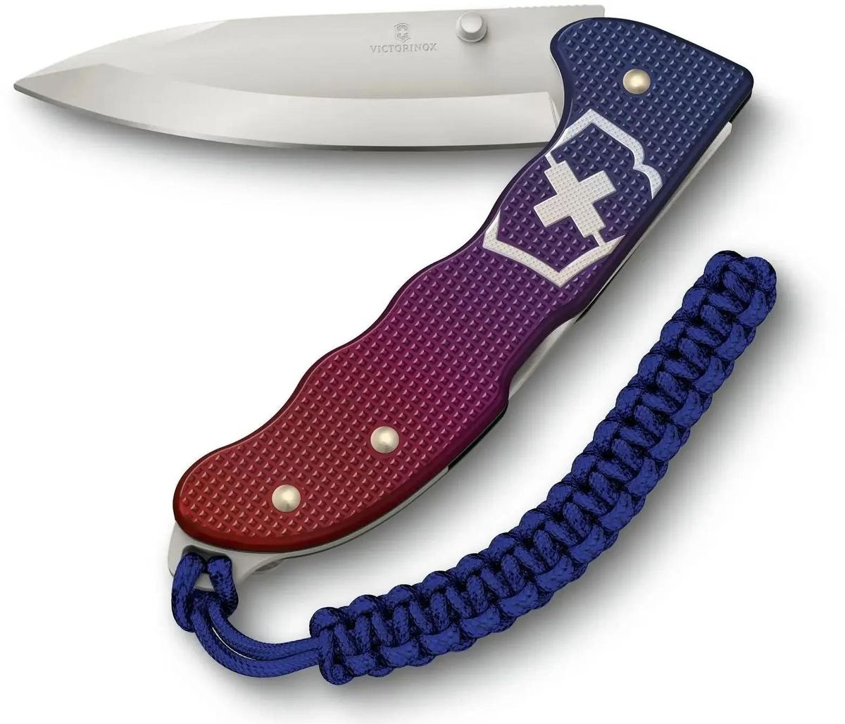 

Складной нож Victorinox Evoke Alox, функций 5, 136мм, синий / красный, коробка подарочная, Синий;красный;серебристый, Evoke Alox