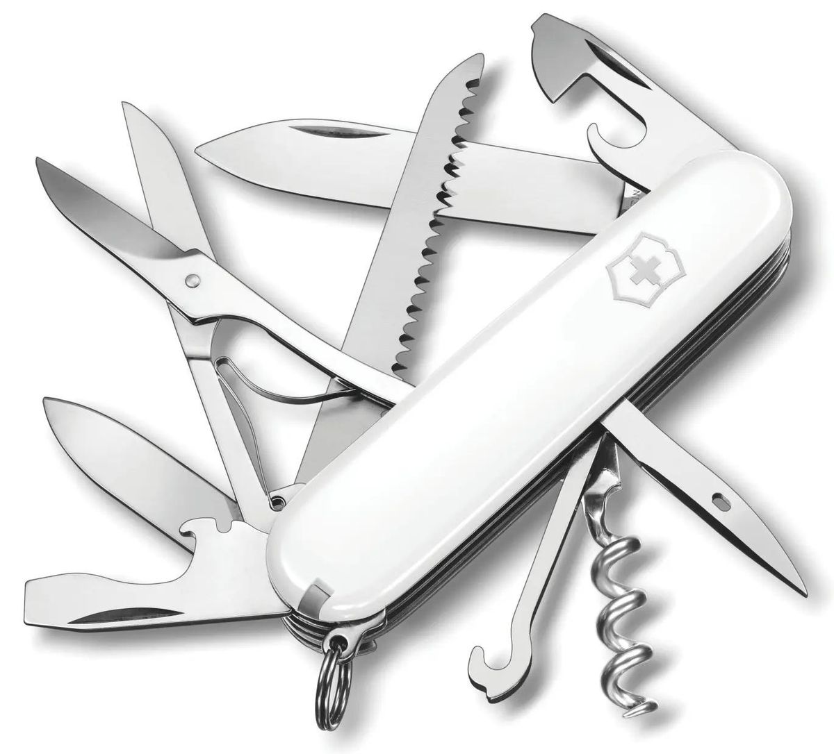 

Складной нож Victorinox Huntsman, функций 14, 91мм, белый , коробка картонная 1.3713.7, Белый;серебристый, Huntsman