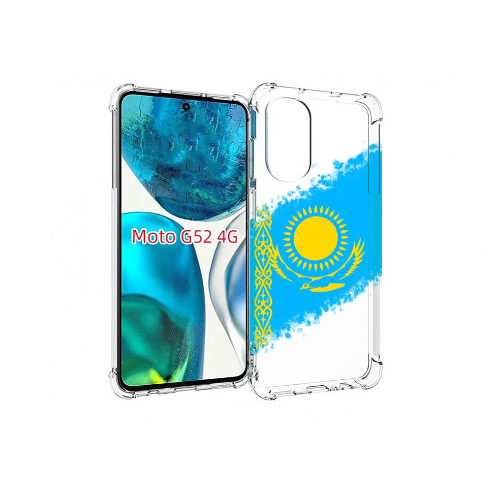 

Чехол MyPads флаг Казахстана для Motorola Moto G82 / Moto G52, Прозрачный, Tocco