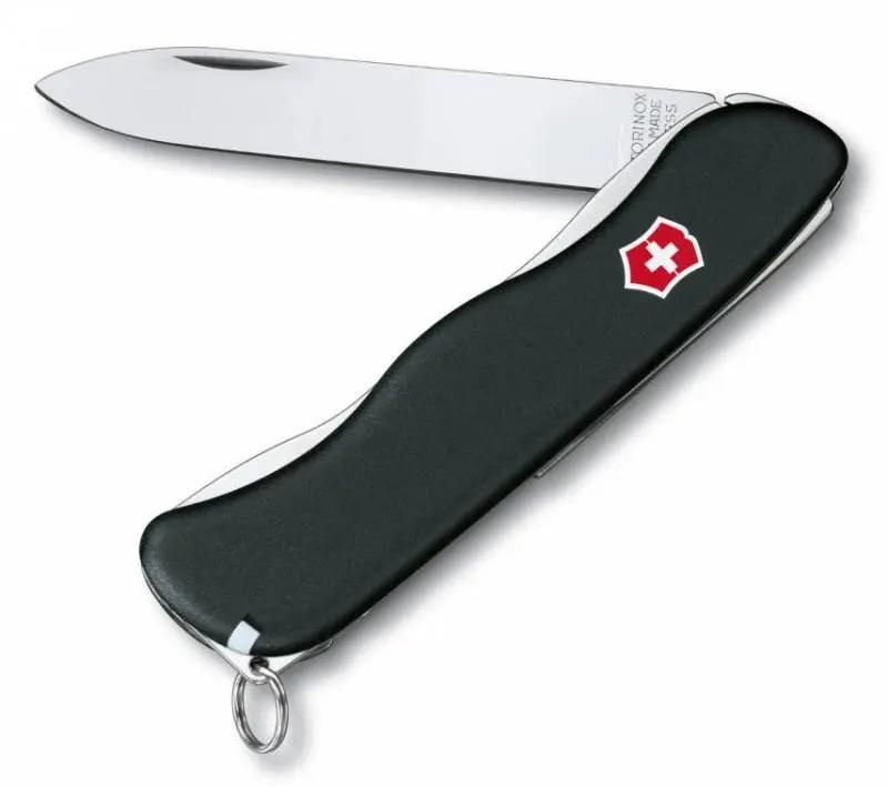 

Складной нож Victorinox Sentinel, функций 4, 111мм, черный , коробка картонная 0.8413.3, Черный;серебристый, Sentinel