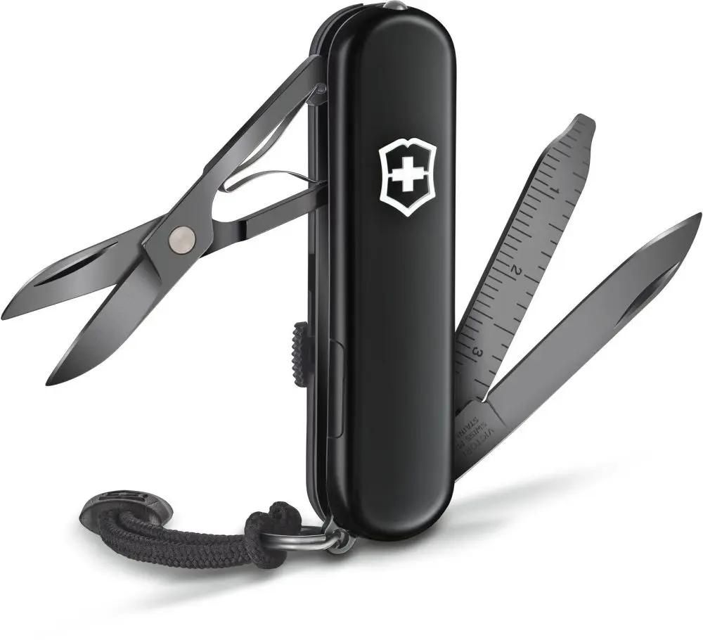 

Складной нож Victorinox Signature Lite Onyx Black, функций 8, 58мм, черный , коробка подар, Signature Lite Onyx Black