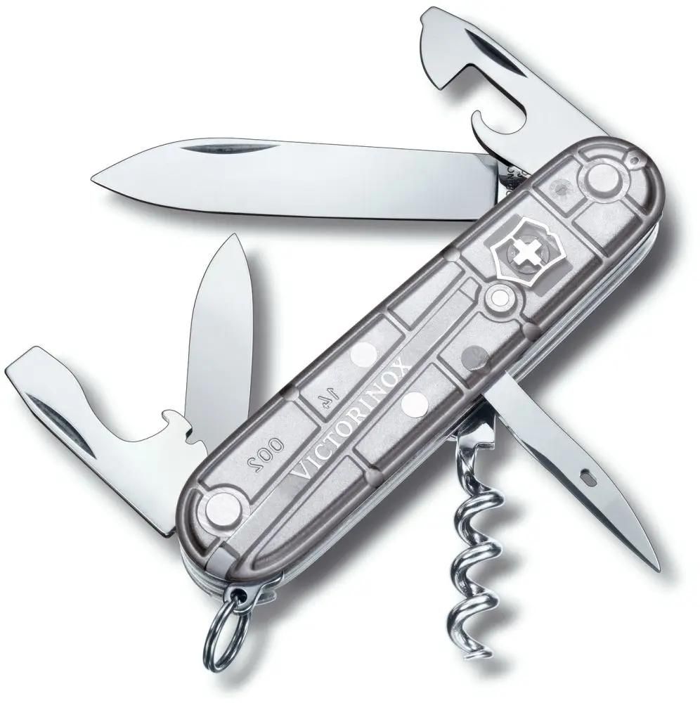 

Складной нож Victorinox Spartan SilverTech, функций 12, 91мм, серебристый 1.3603.t7, Spartan SilverTech