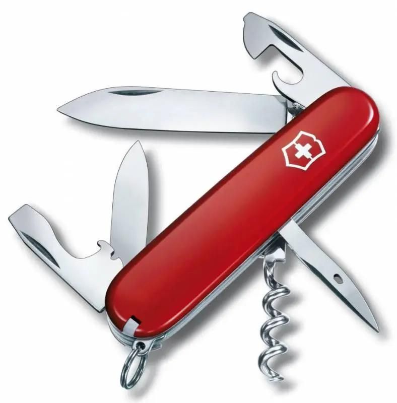 

Складной нож Victorinox Spartan, функций 12, 91мм, красный , коробка картонная 1.3603, Красный;серебристый, Spartan