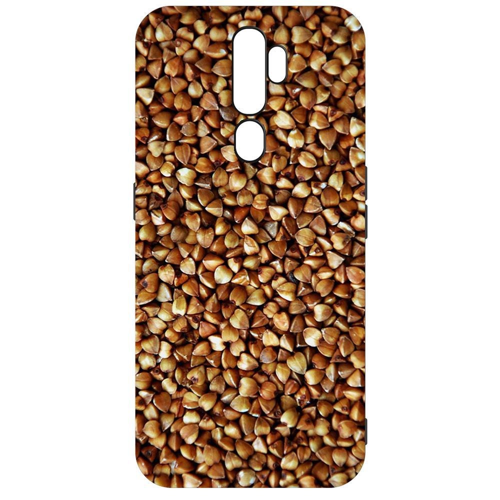 

Чехол-накладка Krutoff Soft Case Гречка для Oppo A9 (2020), Черный