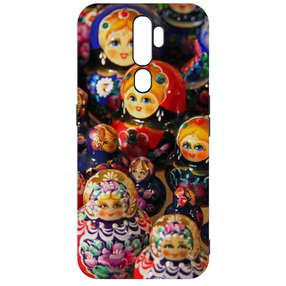 

Чехол-накладка Krutoff Soft Case Матрешка для Oppo A9 (2020), Черный