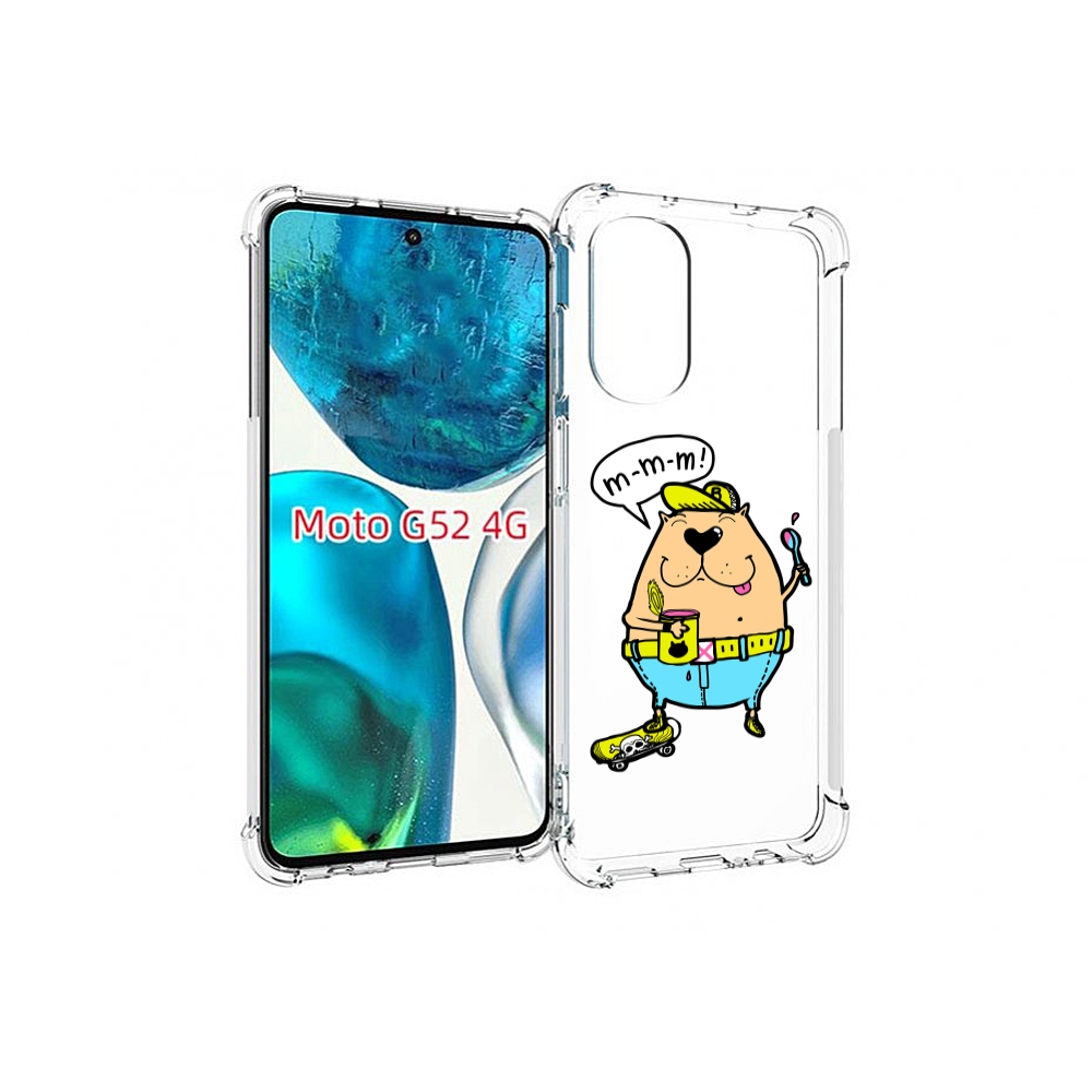 

Чехол MyPads Бобр для Motorola Moto G82 / Moto G52, Прозрачный, Tocco