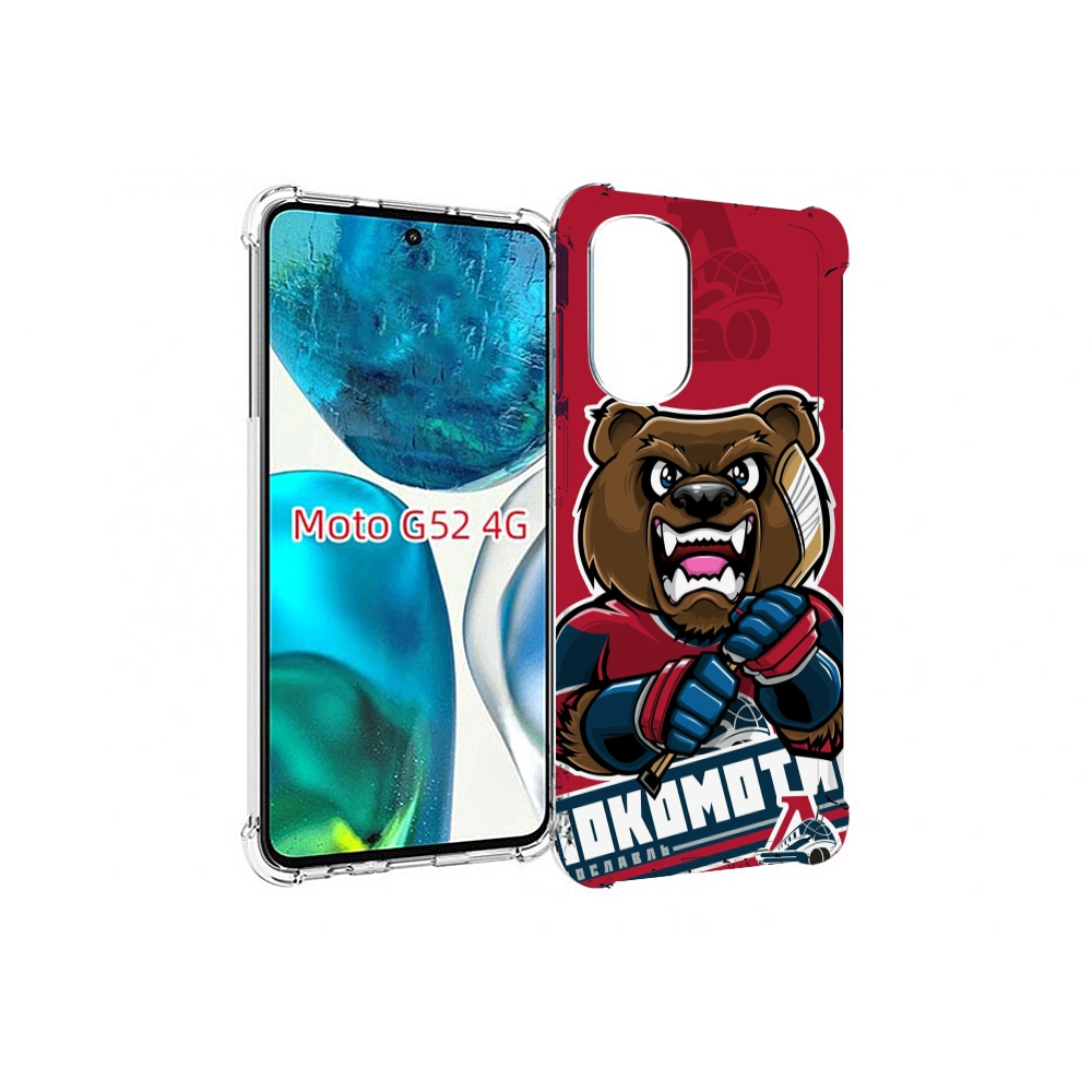 

Чехол MyPads хоккеи локомотив ярославь мужской для Motorola Moto G82 / Moto G52, Прозрачный, Tocco