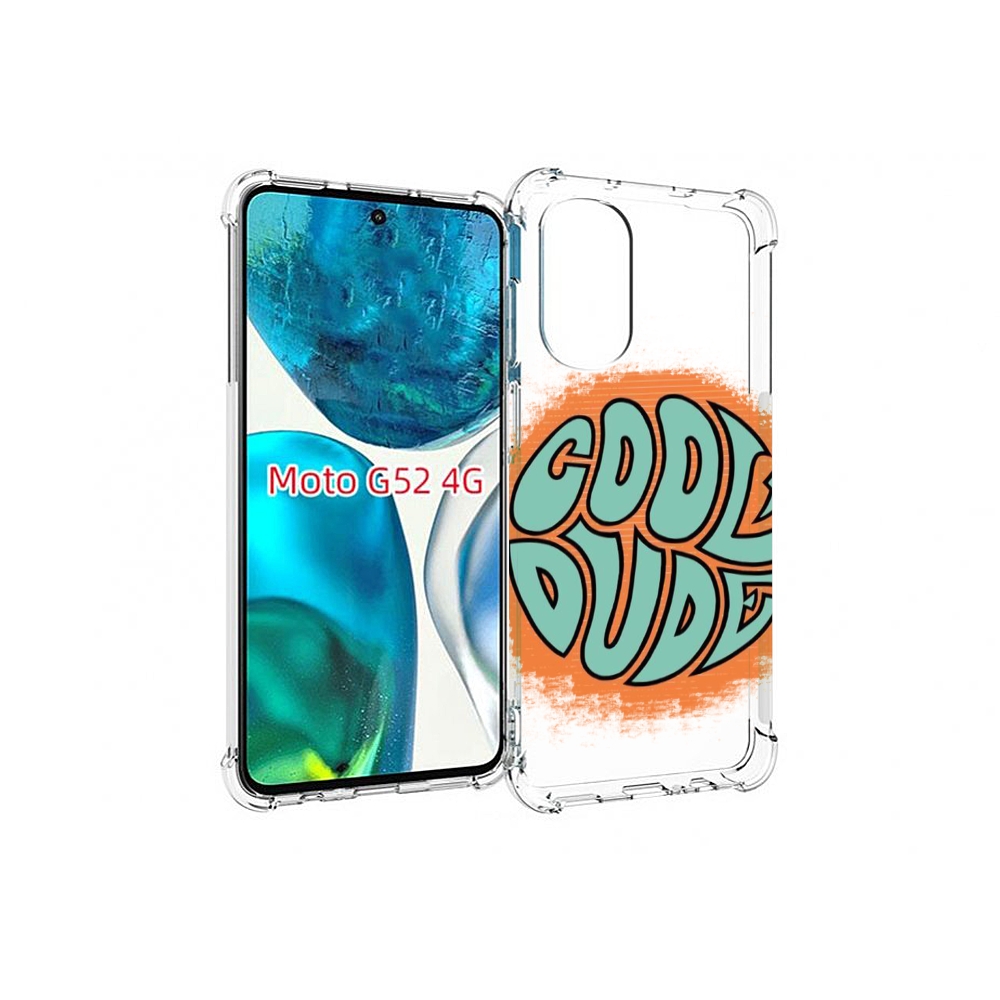 

Чехол MyPads хороший приятель для Motorola Moto G82 / Moto G52, Прозрачный, Tocco