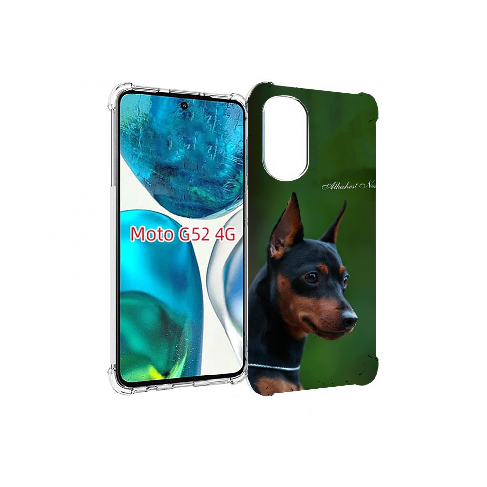 

Чехол MyPads цвергпинчер черпинчер для Motorola Moto G82 / Moto G52, Прозрачный, Tocco