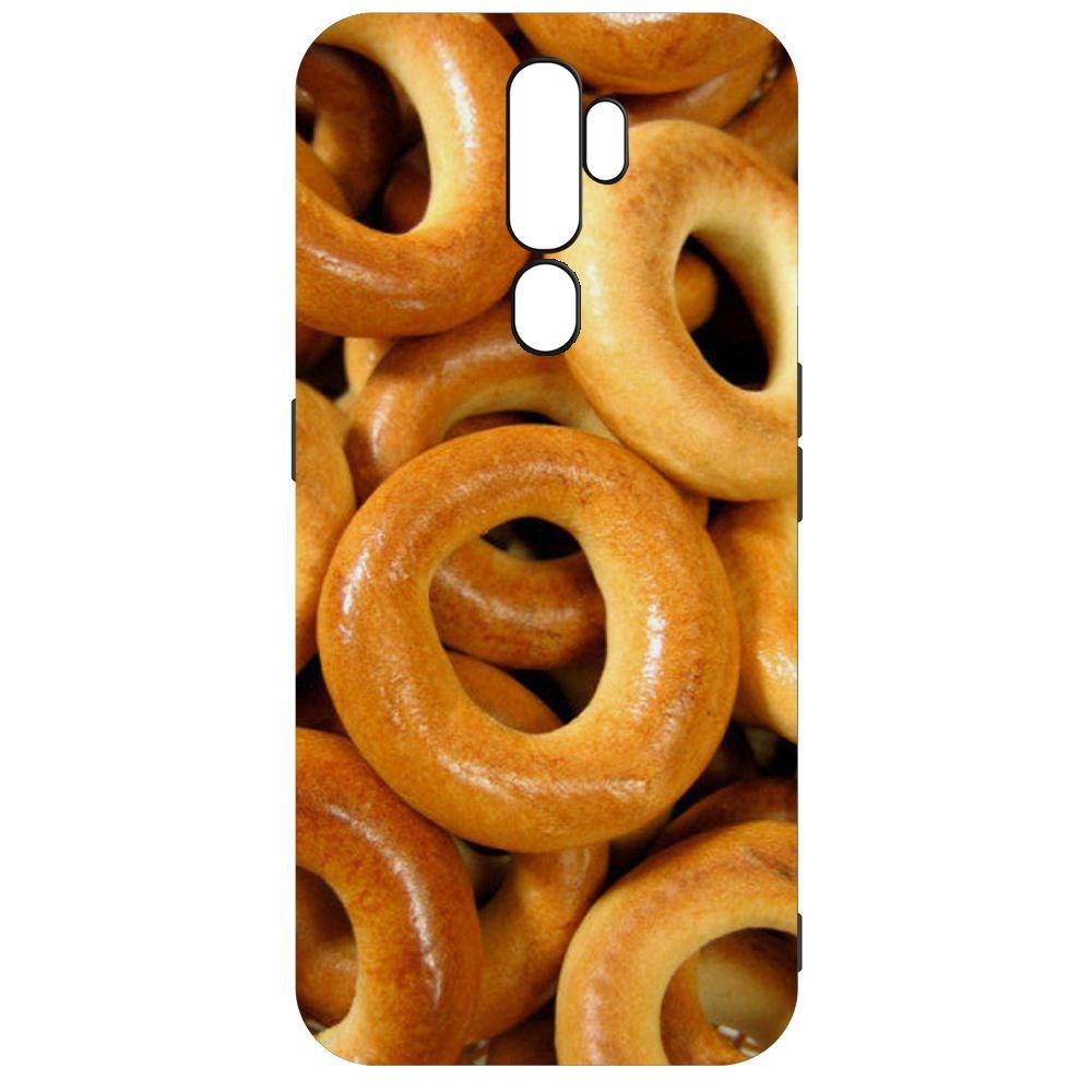 

Чехол-накладка Krutoff Soft Case Сушки для Oppo A9 (2020), Черный