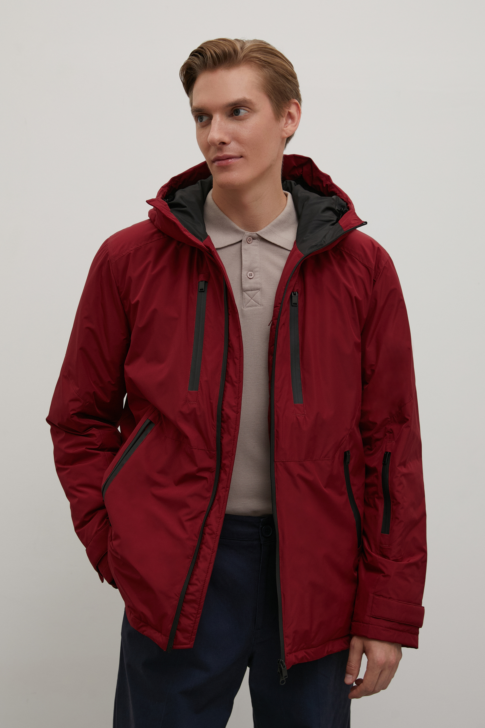 

Куртка мужская Finn Flare FAC22013 оранжевая 2XL, FAC22013