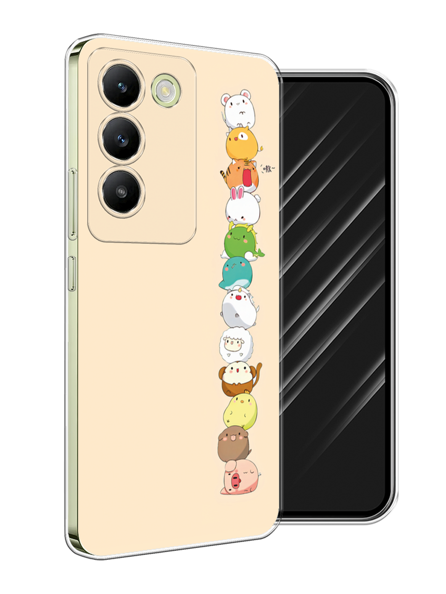 

Чехол Awog на Vivo V30 Lite 4G/Y100 4G/T3 5G/V30 SE 5G "Питомцы Чиби", Желтый, 2610950-1