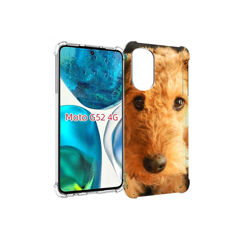 

Чехол MyPads эрдельтерьер для Motorola Moto G82 / Moto G52, Прозрачный, Tocco