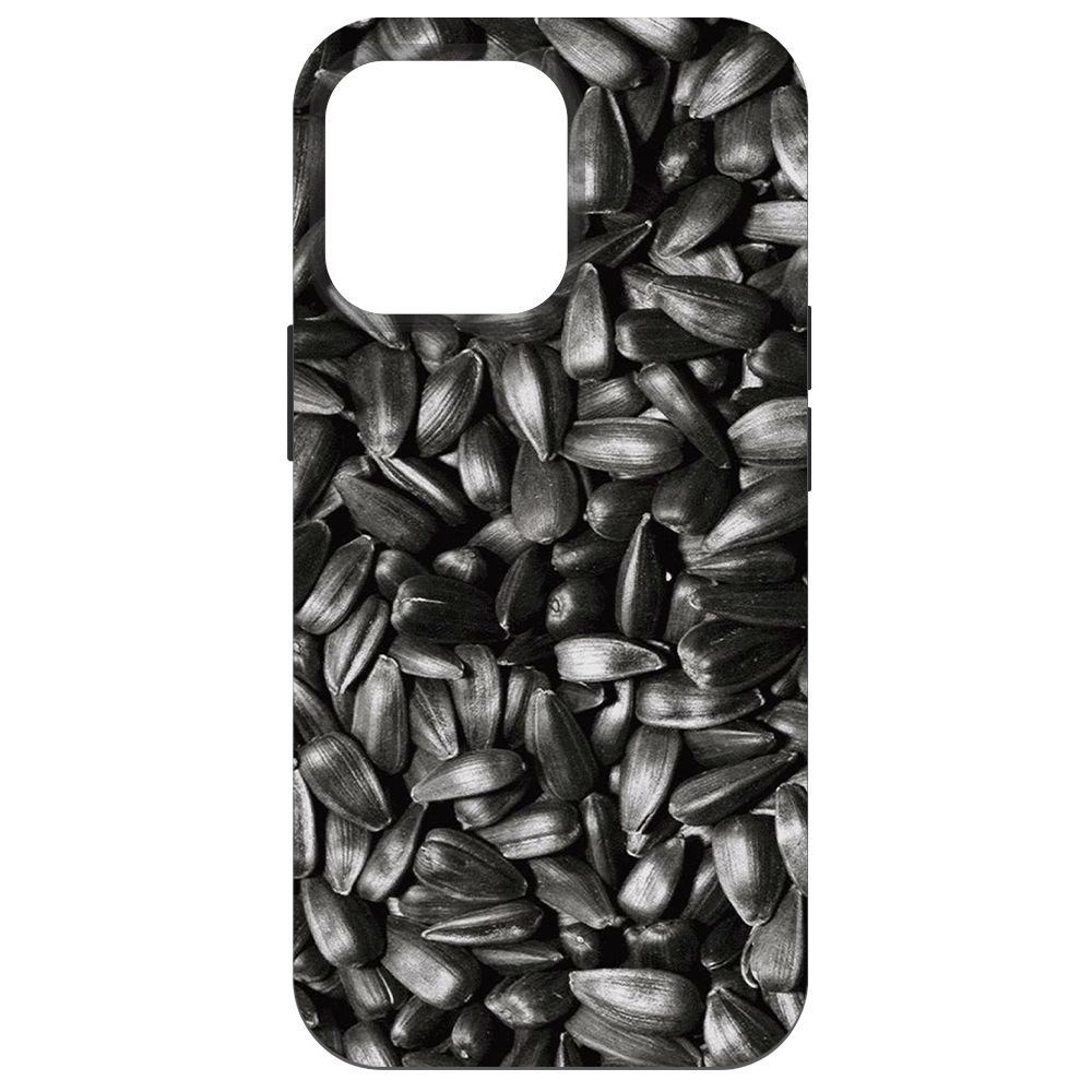 Чехол-накладка Krutoff Soft Case Семечки для iPhone 14 Pro Max