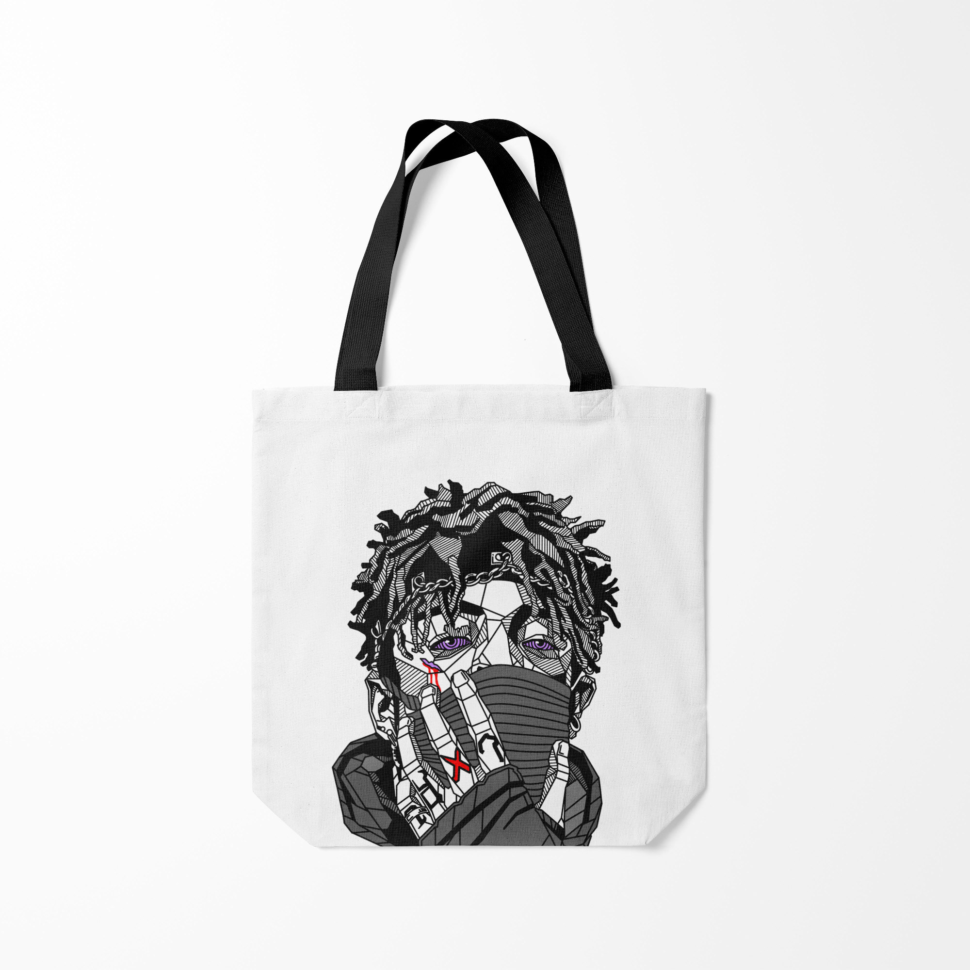 

Сумка шoппер унисекс Burnettie Scarlxrd, белый, Scarlxrd