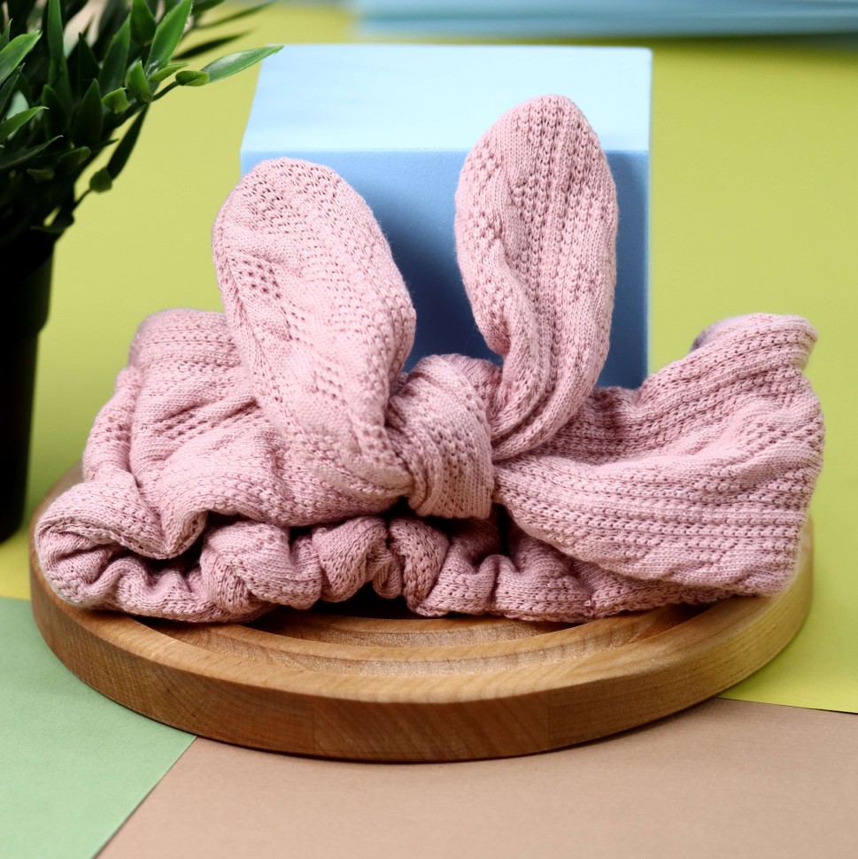 Повязка на голову Knitted bunny