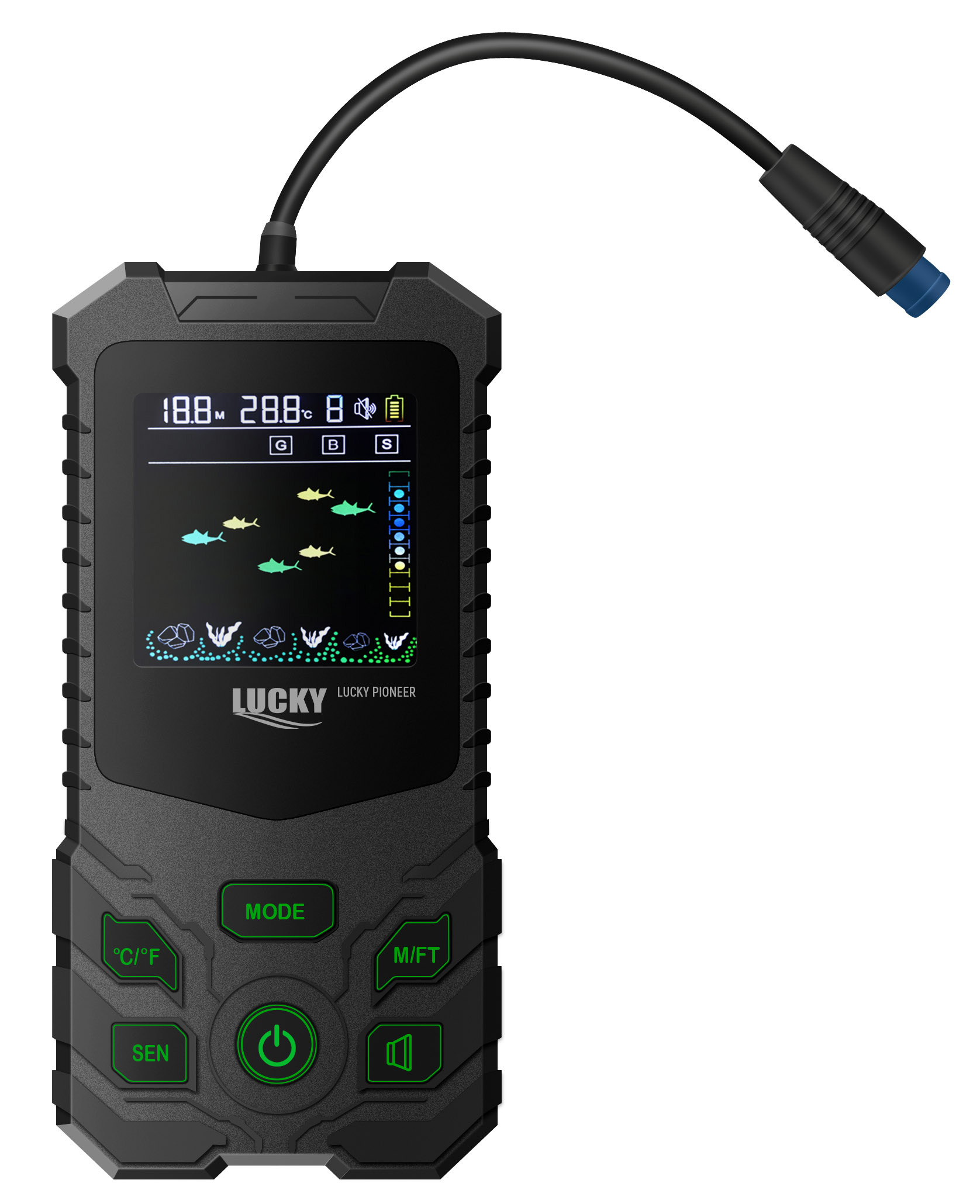 Эхолот Lucky Portative Echo Sounder FF1200-T
