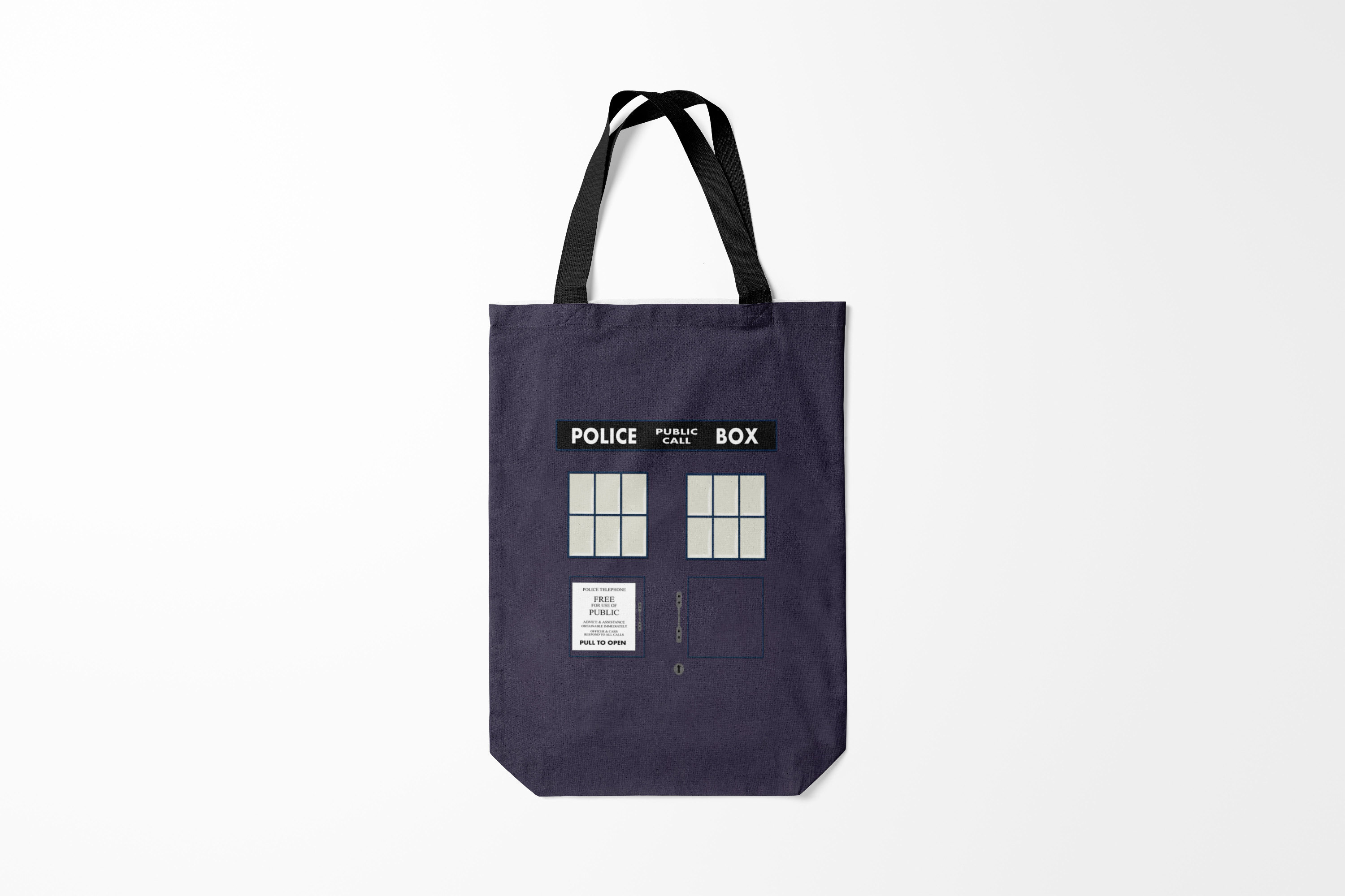 

Сумка шoппер унисекс Burnettie Doctor Who, черный, Doctor Who