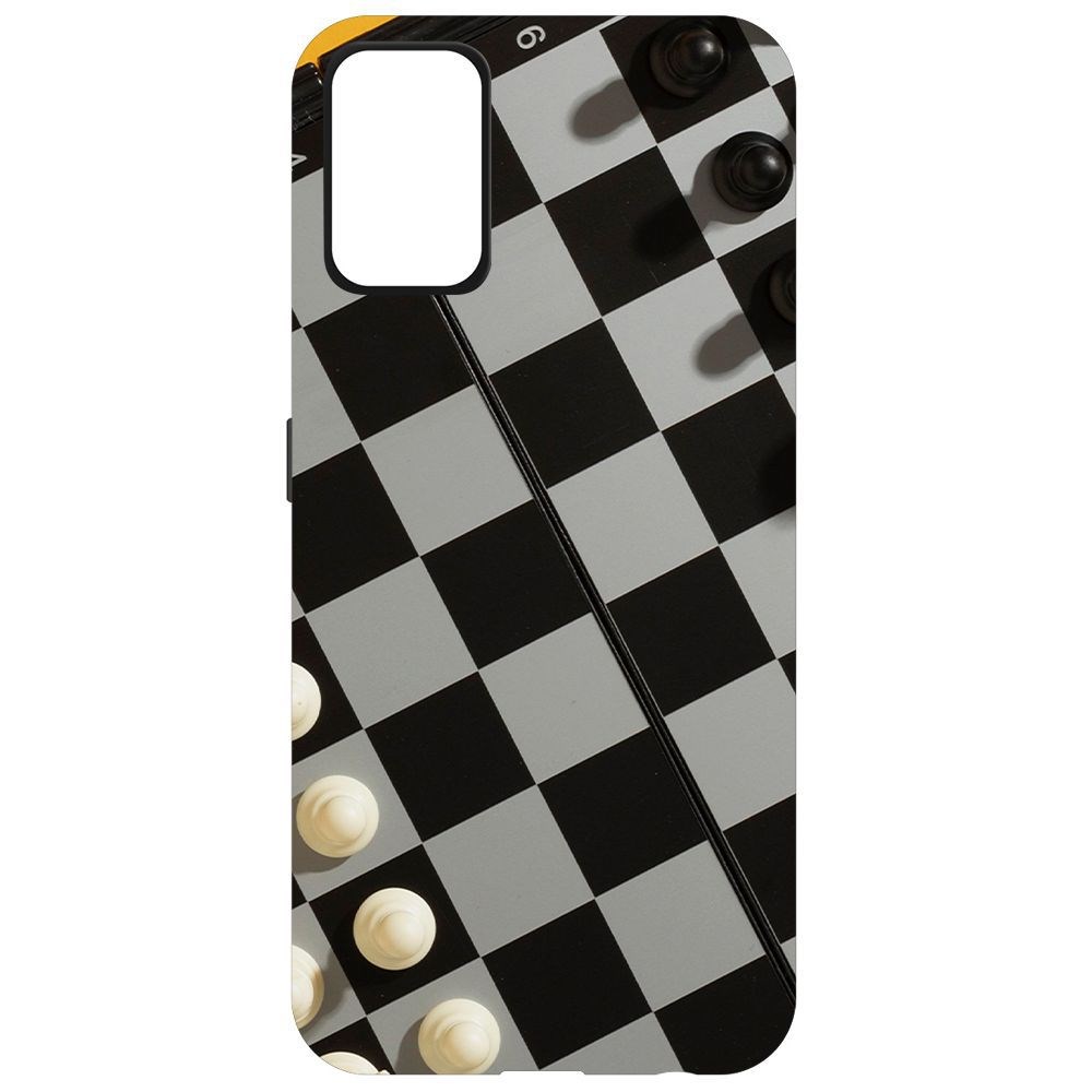 

Чехол-накладка Krutoff Soft Case Шахматы для Realme 7 Pro