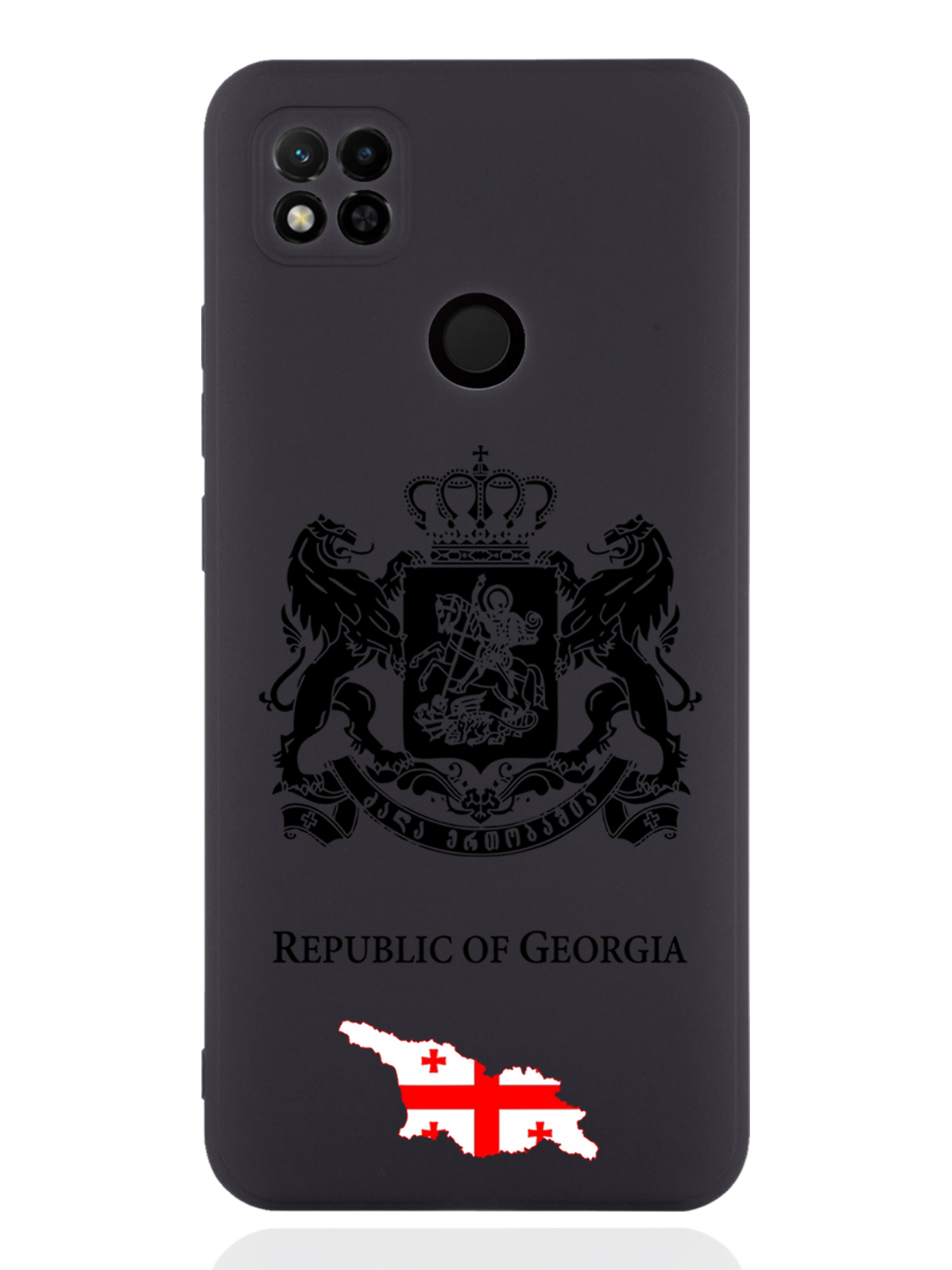 

Чехол SignumCase для Xiaomi Redmi 10A Черный лаковый Герб Грузии черный