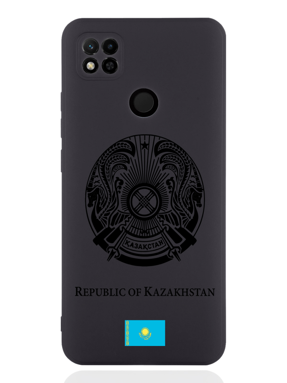 

Чехол SignumCase для Xiaomi Redmi 10A Черный лаковый Герб Казахстана черный