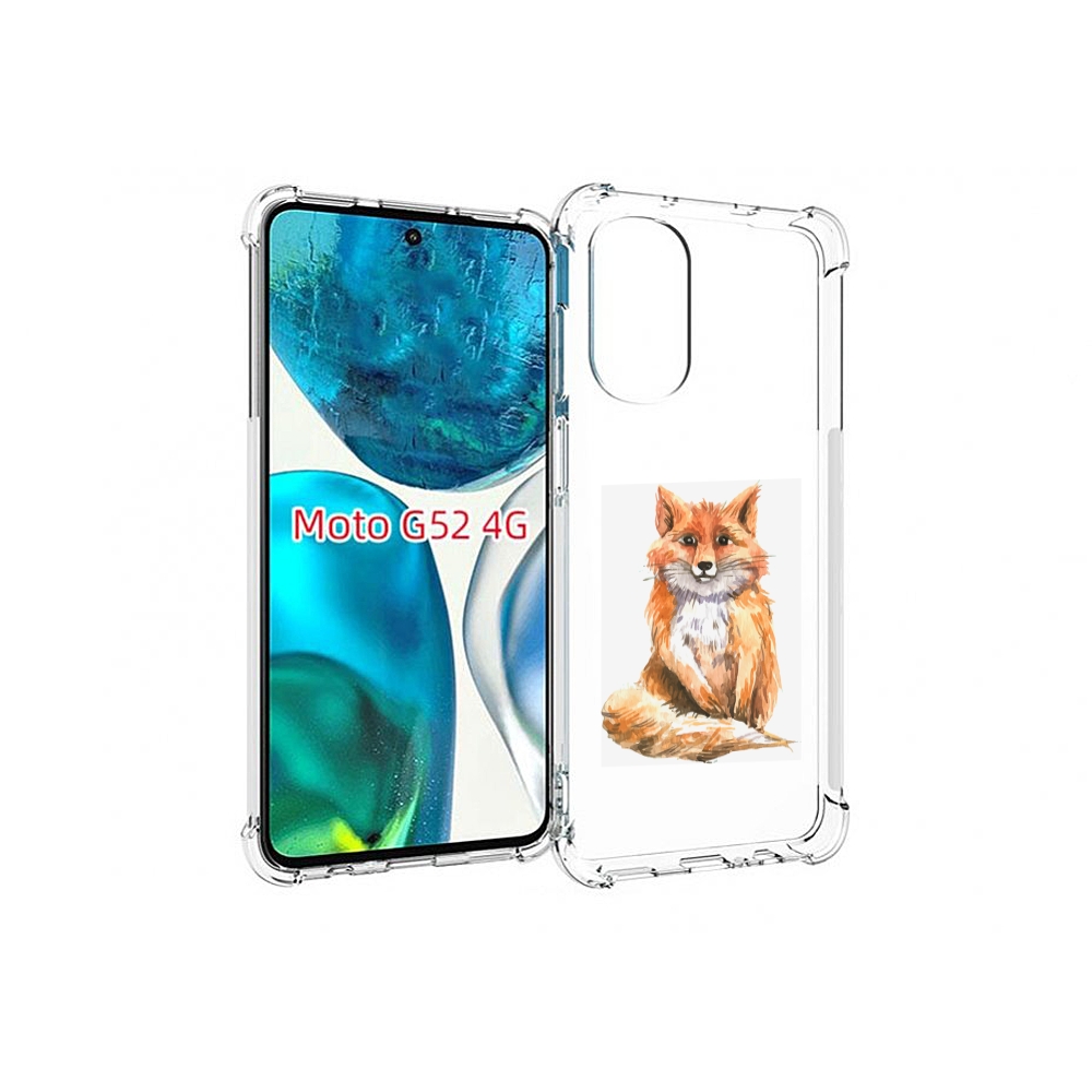 

Чехол MyPads детская лиса для Motorola Moto G82 / Moto G52, Прозрачный, Tocco