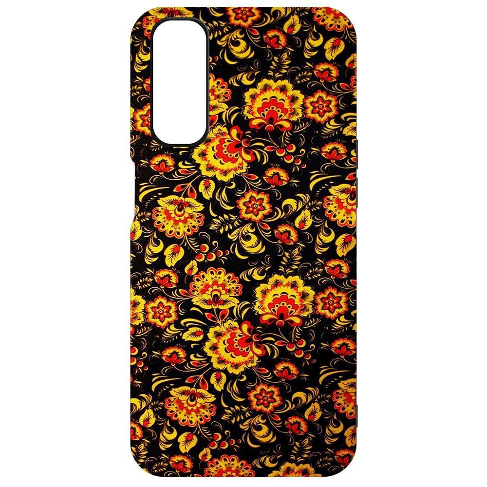 

Чехол-накладка Krutoff Soft Case Хохлома для Realme 7