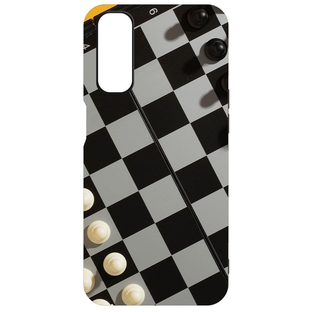 

Чехол-накладка Krutoff Soft Case Шахматы для Realme 7