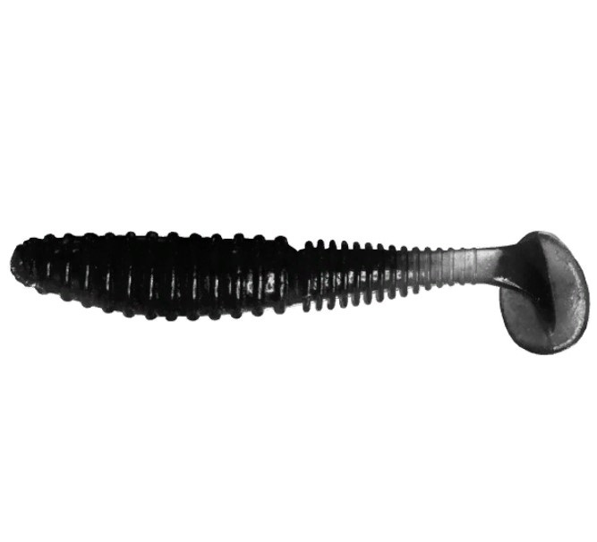 

Мягкие приманки LureMax AYAME 4''/9,5см, LSA4-006 Black (10 шт.), Черный, LSA4-006