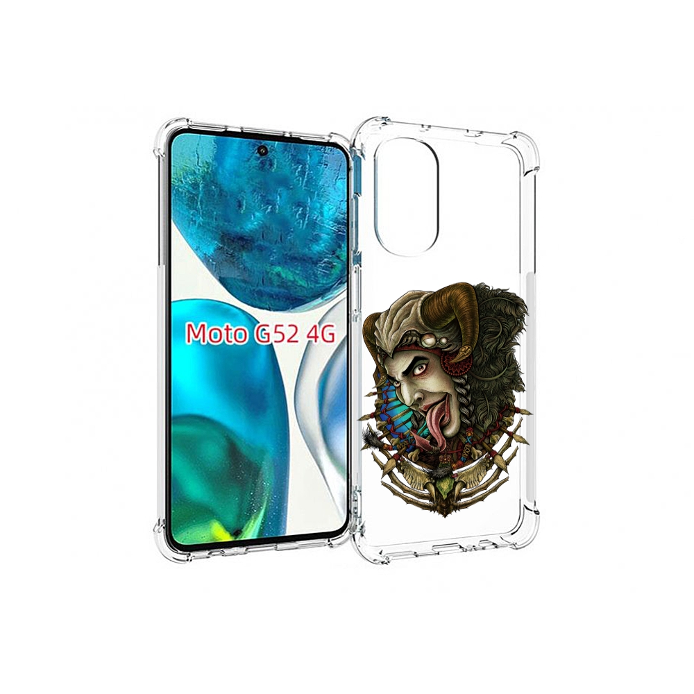 

Чехол MyPads длинный язык для Motorola Moto G82 / Moto G52, Прозрачный, Tocco