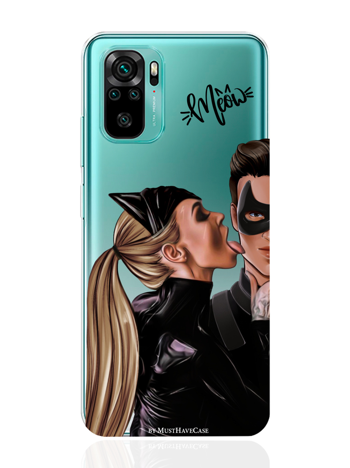 Чехол MustHaveCase для Xiaomi Redmi Note 10/10S Кошечка с парнем