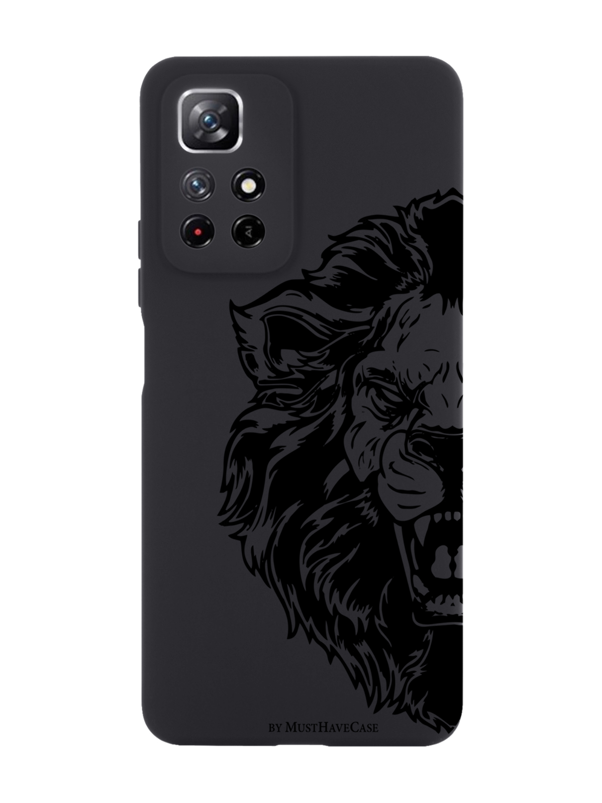 

Чехол MustHaveCase для Xiaomi Redmi Note 11 Король Лев черный, Черный;коричневый