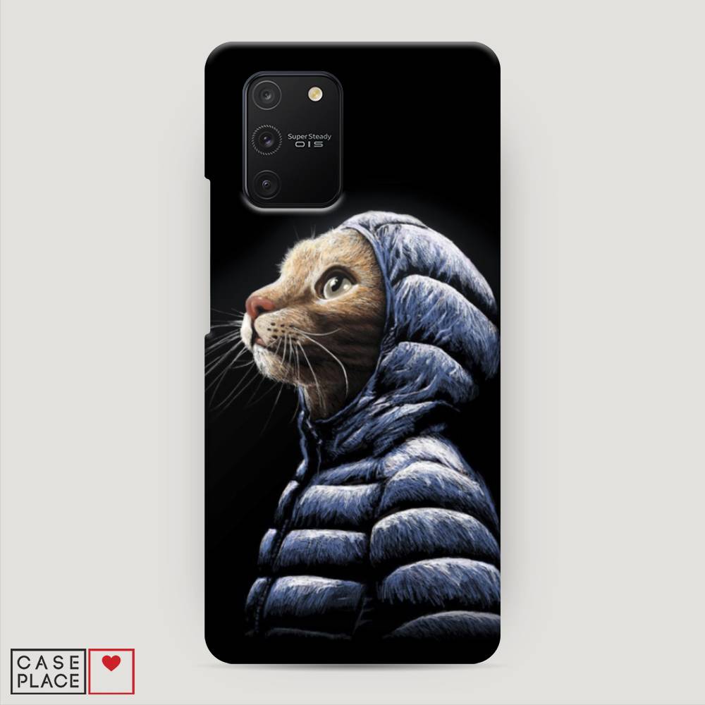 

Пластиковый чехол "Кот в капюшоне" на Samsung Galaxy A91, 29920-1