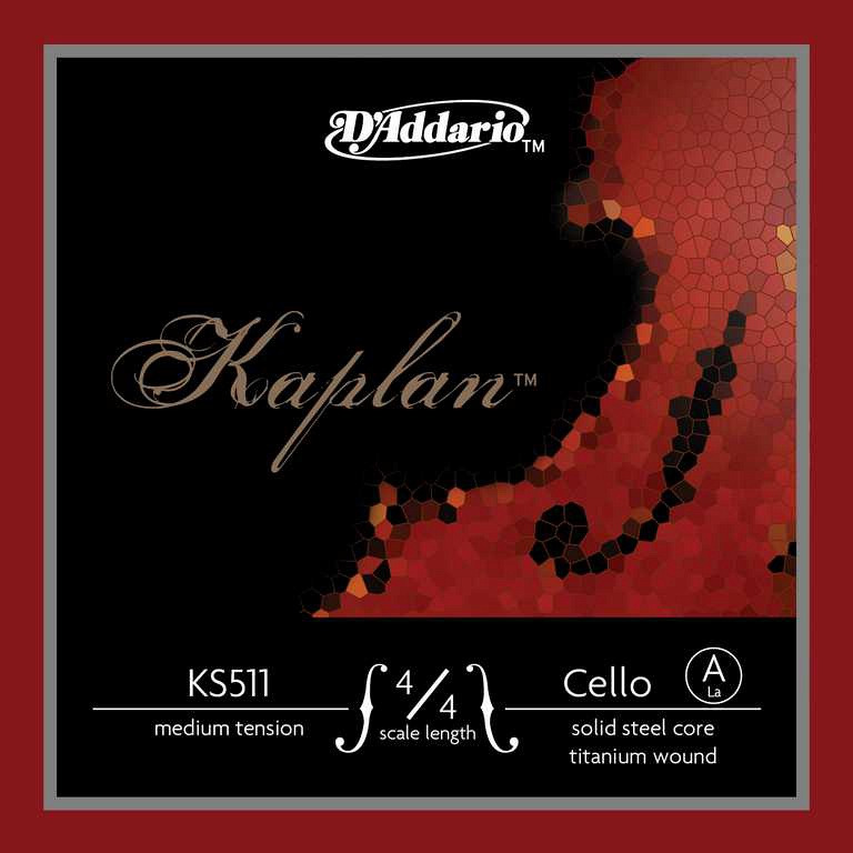 

Струна Ля/A для виолончели размером 4/4 DAddario KS511-4/4M Kaplan, KS511-4/4M Kaplan