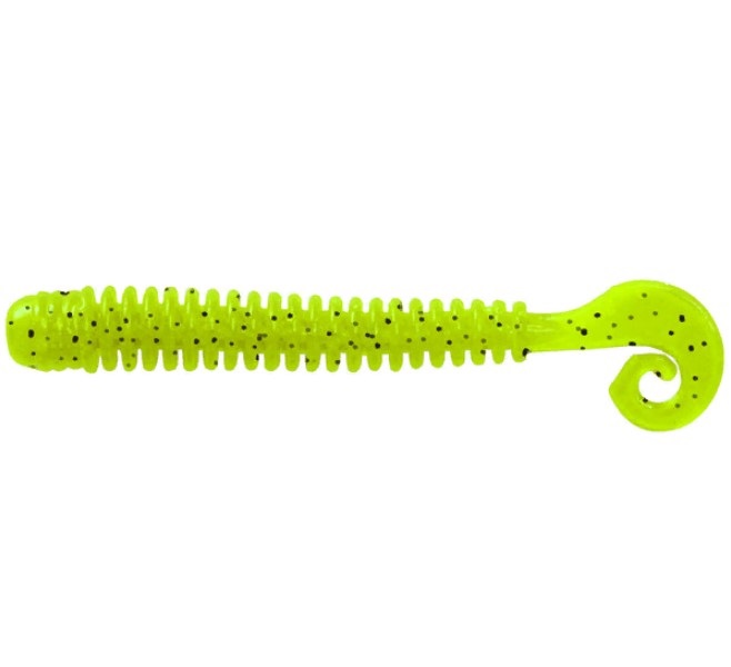 Мягкие приманки LureMax CHEEKY WORM 4''/10см, LSCW4-002 Lime pepper (10 шт.)