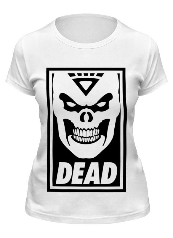 

Футболка женская Printio Некрон (черный фонарь) белая XL, Белый, Некрон (черный фонарь)