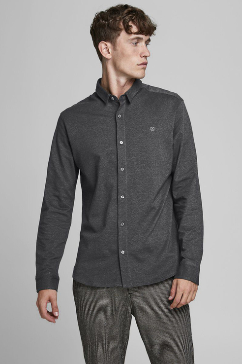 

Рубашка мужская Jack & Jones 12171635 серая 50, 12171635