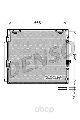 Радиатор Кондиционера DENSO dcn50036