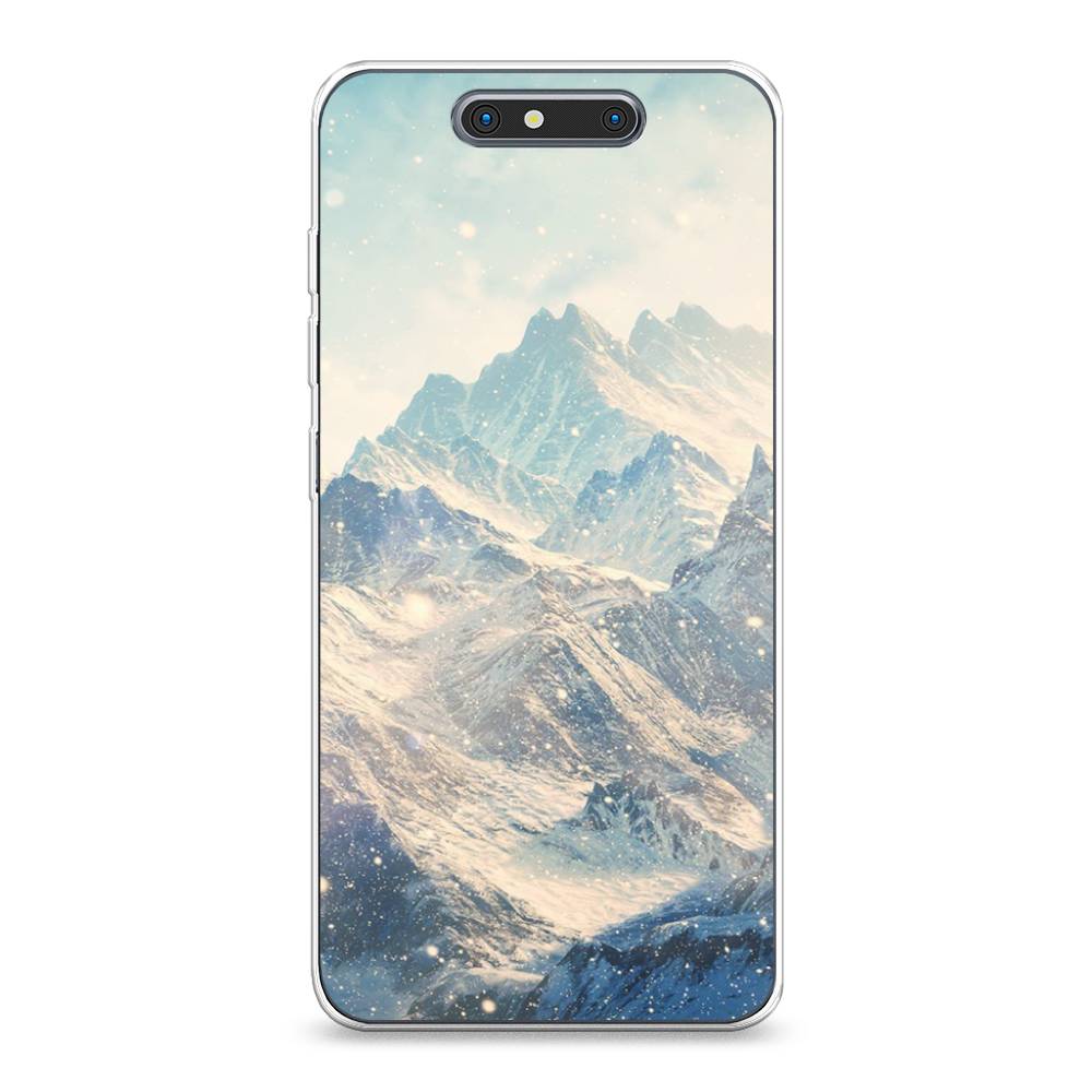

Чехол Awog на ZTE Blade V8 / ЗТЕ Блэйд V8 "Горы 4", Разноцветный, 131250-4