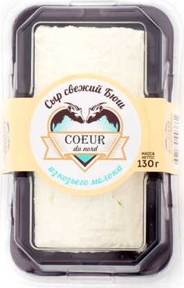 

Сыр Coeur du nord Бюш молодой 45% 130г бзмж