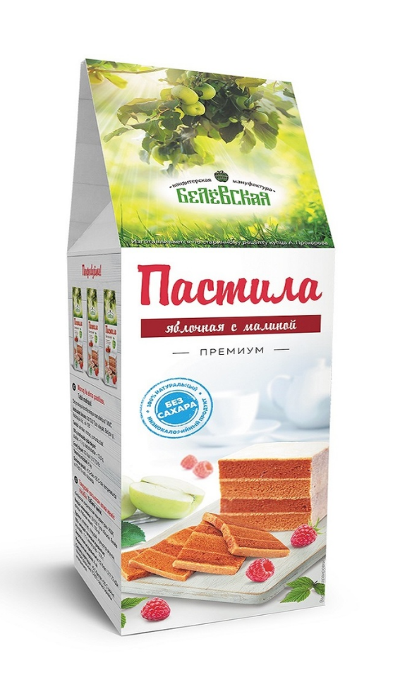 

Пастила Белевская кондитерская мануфактура малина без сахара 250г