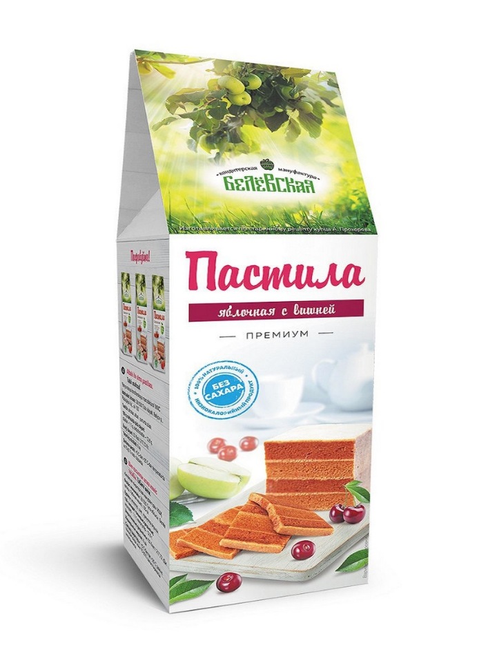 

Пастила Белевская кондитерская мануфактура вишня без сахара 250г