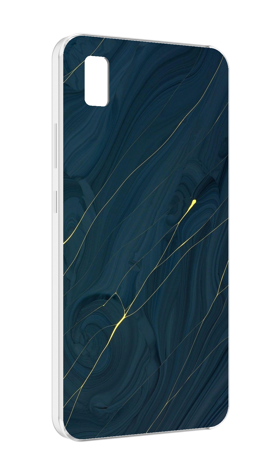 

Чехол MyPads дерево с золотыми трещинами для ZTE BLADE L210, Прозрачный, Tocco